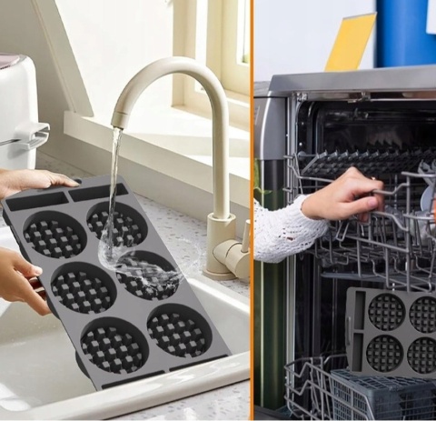 Forma silikonowa do gofrownicy prostokątna gofry akcesoria kuchenne