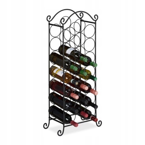 Stojak Na Wino 21 BUTELEK METALOWY 88CM Stojak Na Wino 21 BUTELEK METALOWY 88CM