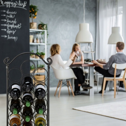 Stojak Na Wino 21 BUTELEK METALOWY 88CM Stojak Na Wino 21 BUTELEK METALOWY 88CM