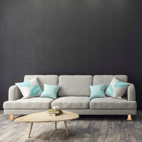 Stopki do mebli 4 szt bambus, podwyższenia do mebli Relaxdays