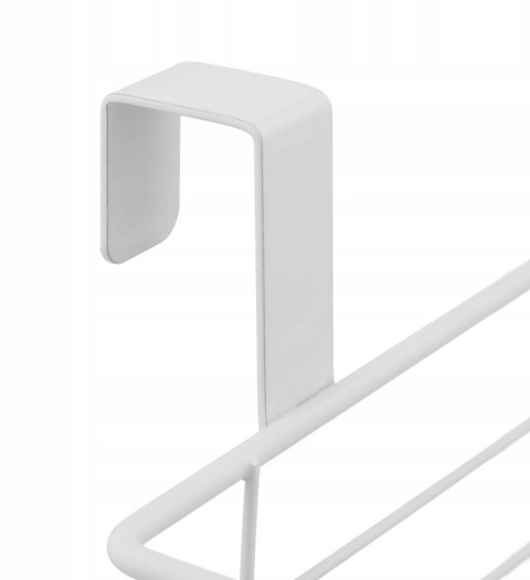 Wiszący koszyk kuchenny ręcznik przyprawy biały wieszak