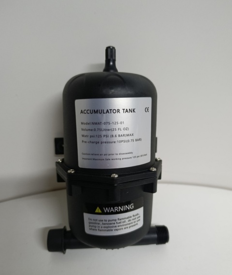 ZBIORNIK WYRÓWNAWCZY WODY/HYDROFOR 0,75L 125PSI