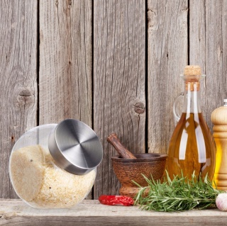 Pojemniki na żywność zestaw 3 szt 1,5 l Relaxdays, przyprawy, słodycze,płatki