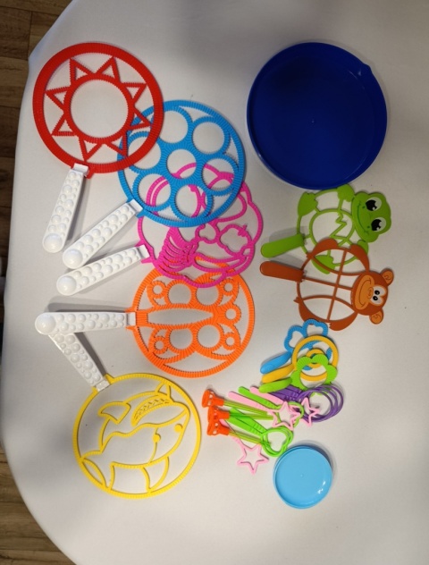 ZESTAW DO BANIEK MYDLANYCH XXL KIJE RINGI OBRĘCZE DLA DZIECI BAŃKI