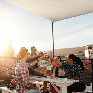 Żagiel Przeciwsłoneczny Ogrodowy Wodoodporny 300x400 beż Prostokąt Zacieniacz