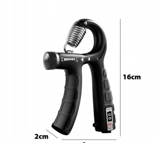 Zestaw 5w1 do Ćwiczeń Treningu Rąk Dłoni Ściskacz z Regulacją 5-60kg Opór + kula żyroskopowa