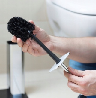 Zestaw główek końcówek do szczotki WC Relaxdays czarne 9 sztuk