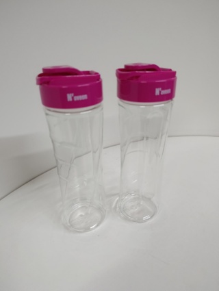 2 X BIDON BUTELKA NA WODE SMOOTHIE NAPÓJ BPA FREE 600ML