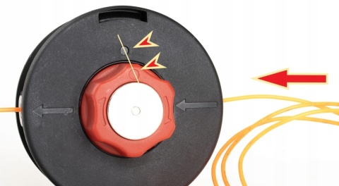 3 szt Głowica kosy podkaszarki spalinowej tnąca żyłkowa NAC DEMON szpula M10