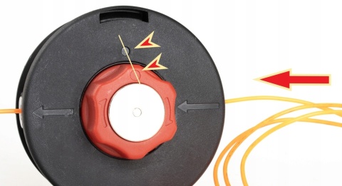 4 szt Głowica kosy podkaszarki spalinowej tnąca żyłkowa NAC DEMON szpula M10