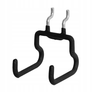 4 szt Haczyk podwójny do tablic perforowanych – organizer na narzędzia