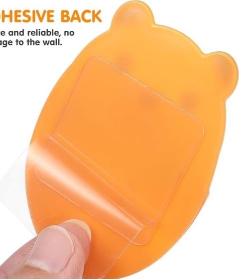 4 szt. Uchwyt na wtyczkę elektryczną hak wtyczki uchwyt na kabel kolorowe misie