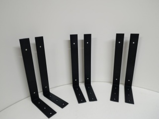 6 x Wspornik podpórka półki półek półkę LOFT 30 metal kątownik uchwyt pod półkę