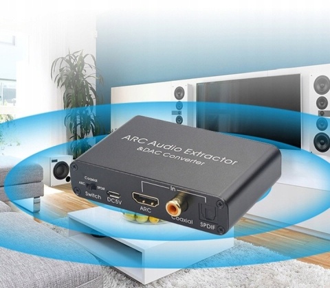 ADAPTER AUDIO ARC HDMI 192KHz