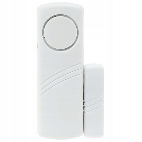 Alarm do drzwi okien czujnik otwarcia okna głośny bezprzewodowy Biały 10 szt