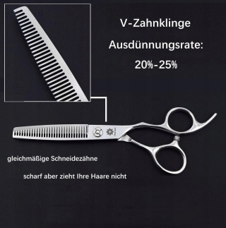 Dream Reach Nożyczki do włosów degażówki stal nierdzewna