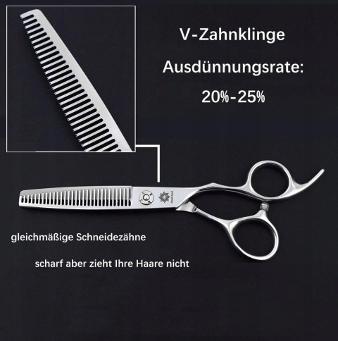 Dream Reach Nożyczki do włosów degażówki stal nierdzewna