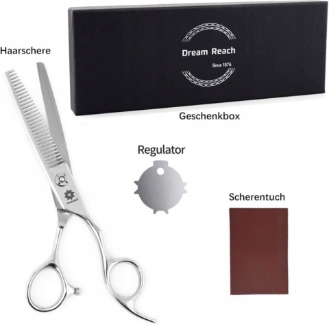 Dream Reach Nożyczki do włosów degażówki stal nierdzewna