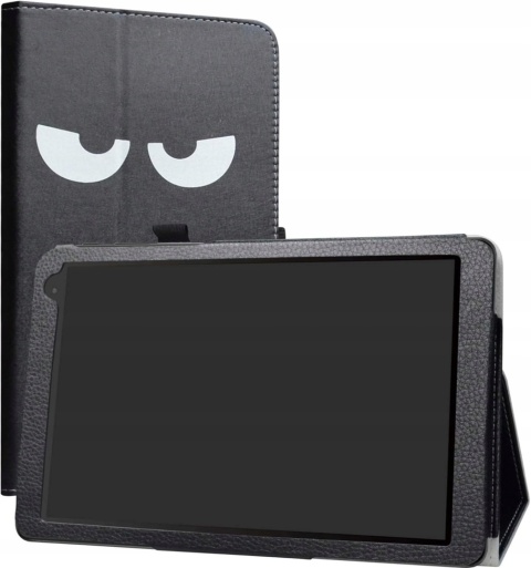 ETUI DO TABLETU ALCATEL 1T 8082 10" WIFI CZARNE Z KLAPKĄ 'DONT TOUCH ME'