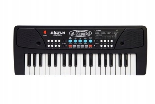 Elektroniczne mini pianino keyboard BIGFUN BF-430A1 37-klawiszy i mikrofon