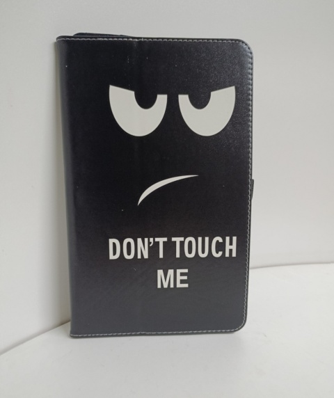 ETUI DO TABLETU ALCATEL 1T 8082 10" WIFI CZARNE Z KLAPKĄ 'DONT TOUCH ME'