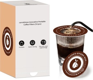 Filtry do kawy, 50 szt filtrów do kawy przelewowej