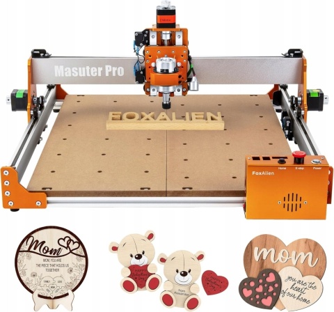 FoxAlien Masuter Pro frezarka CNC 3-osiowa do drewna metalu MDF akrylu