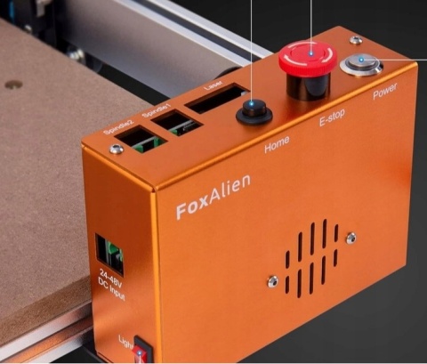 FoxAlien Masuter Pro frezarka CNC 3-osiowa do drewna metalu MDF akrylu