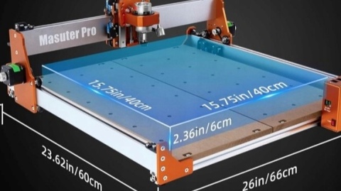 FoxAlien Masuter Pro frezarka CNC 3-osiowa do drewna metalu MDF akrylu