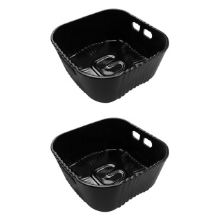 Forma silikonowa 2 szt do frytkownicy AIR FRYER uniwersalne 22x22 cm x 6 cm