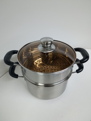 Garnek do gotowania na parze 3 L indukcja, gaz