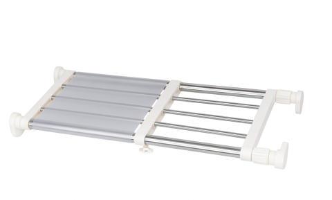 Hershii Rozszerzalna półka do szafy, organizer do szafki 40-60 CM