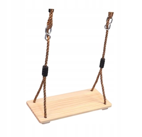 Huśtawka ogrodowa wisząca drewniana 100kg