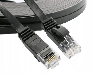 KABEL przewód SIECIOWY skrętka płaska LAN ETHERNET RJ45 UTP CAT6a 6a 20M