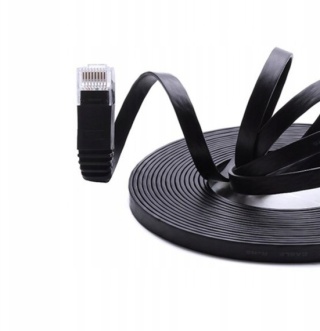 KABEL przewód SIECIOWY skrętka płaska LAN ETHERNET RJ45 UTP CAT6a 6a 20M