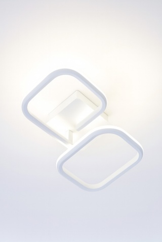 LAMPA SUFITOWA LED ŻYRANDOL KWADRAT NOWOCZESNY 6500K