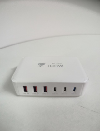 Ładowarka 100W GaN6 3x USB-C +3x USB-A Kompaktowa szybka + kabel