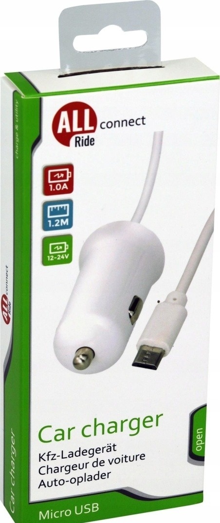 Ładowarka samochodowa micro USB 12/24V