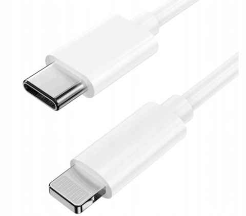 Ładowarka sieciowa zestaw 3 szt USB typ C do Apple 25 W CA-15T-F biały + kable