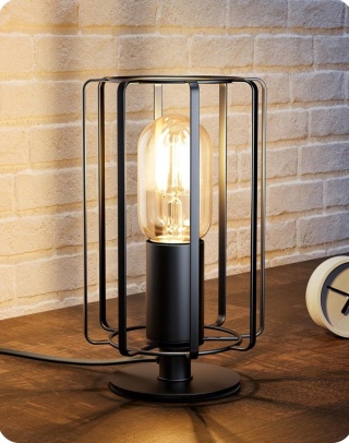 Lampka nocna w stylu VINTAGE, industrialna, metalowa