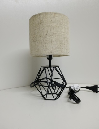 Lampka stołowa EdiShine DHTL10C – nowoczesny design, ciepłe światło, styl loftowy