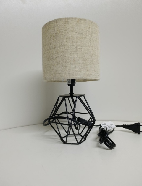 Lampka stołowa EdiShine DHTL10C – nowoczesny design, ciepłe światło, styl loftowy