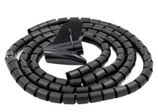Maskownica kabli Spirala 16mm Osłona Oplot 3 mb czarny