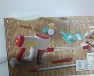 ODKURZACZ PIONOWY Interaktywny MEGA ZESTAW do sprzątania dla dzieci