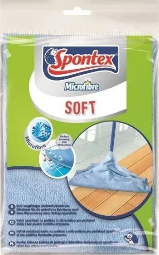 Spontex Ścierka do podłogi Microfibre Soft MIX 50x60 cm