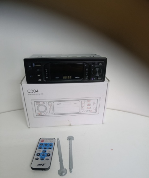 Radio samochodowe Avylet C304 1-DIN AM/FM/RDS USB AUX bluetooth - brak kabli