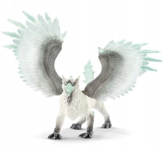 SCHLEICH Figurka Eldrador Lodowy Gryfin 70143 uszkodzony dziób