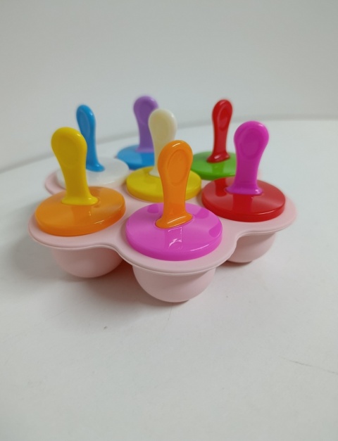 SILIKONOWA FORMA OKRĄGŁA PÓŁKULE FOREMKA DO LODÓW DESERÓW PRALINEK