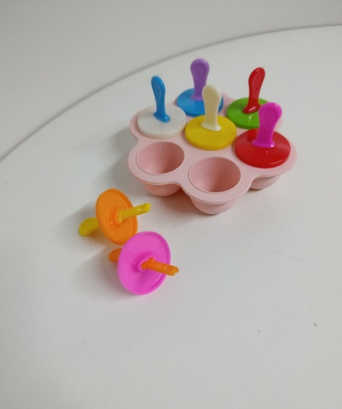 SILIKONOWA FORMA OKRĄGŁA PÓŁKULE FOREMKA DO LODÓW DESERÓW PRALINEK