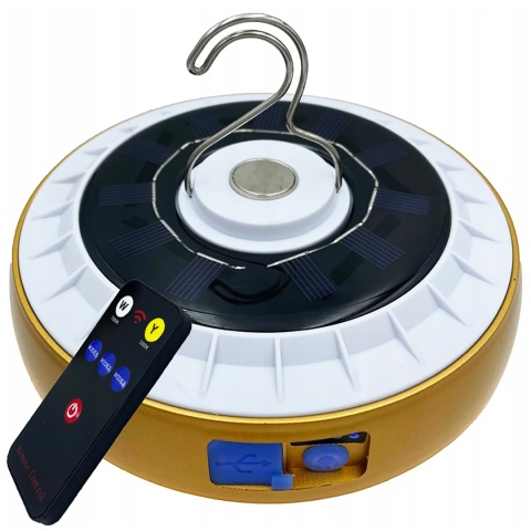 SOLARNA LAMPA TURYSTYCZNA LAMPKA KEMPINGOWA POWERBANK LED BIWAKOWA SURVIVAL